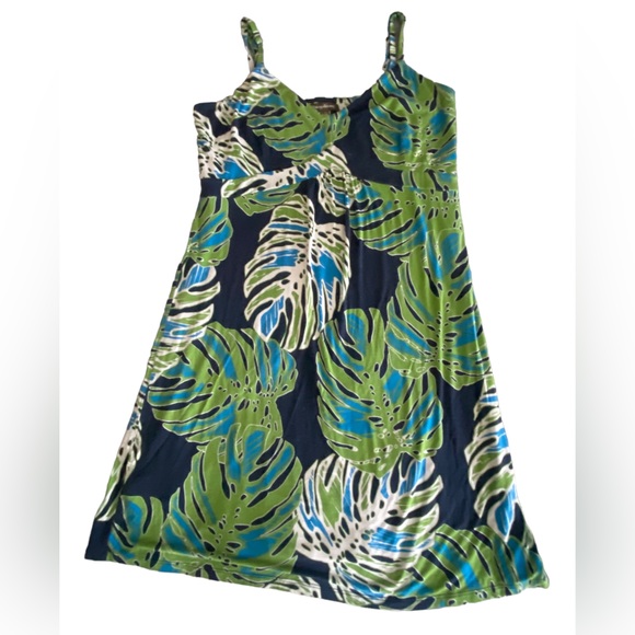 Tommy Bahama sundress, adjustable spaghetti straps, swimsuit cover up XL - Picture 3 of 10